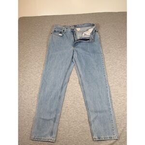 Vintage Gap Jeans Womens 12 Ankle Blue Loose Fit‎ High Rise Light Wash 90s Denim